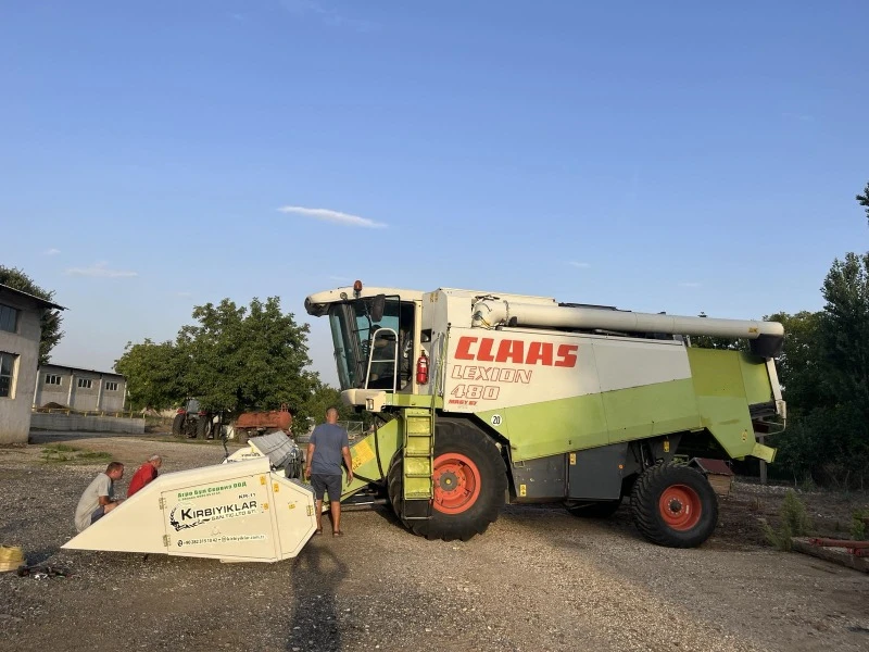 Комбайн Claas КОМБАЙН CLAAS LEXION 480 + Vario 750 , снимка 3 - Селскостопанска техника - 41793814