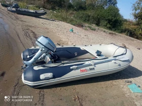 Надуваема лодка Honda Marine С бонус сонар Lowrance, снимка 5
