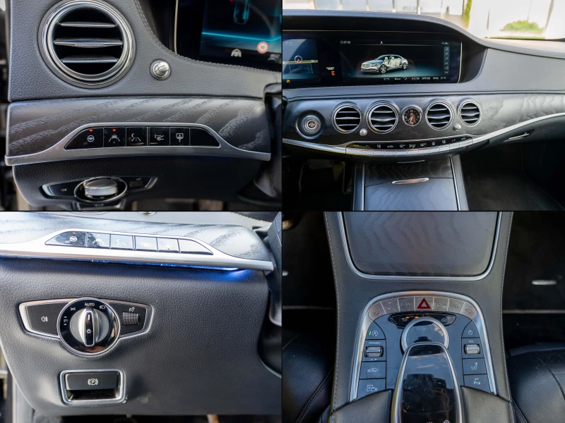 Mercedes-Benz S 350 Long/AMG/Burmster/Panorama/Distronic/3 TV, снимка 15 - Автомобили и джипове - 51537777
