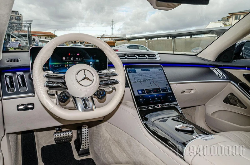 Mercedes-Benz S 63 AMG E PERFORMANCE PLUG IN HYBRID MAGNO BURM PANORAMA, снимка 9 - Автомобили и джипове - 52682405