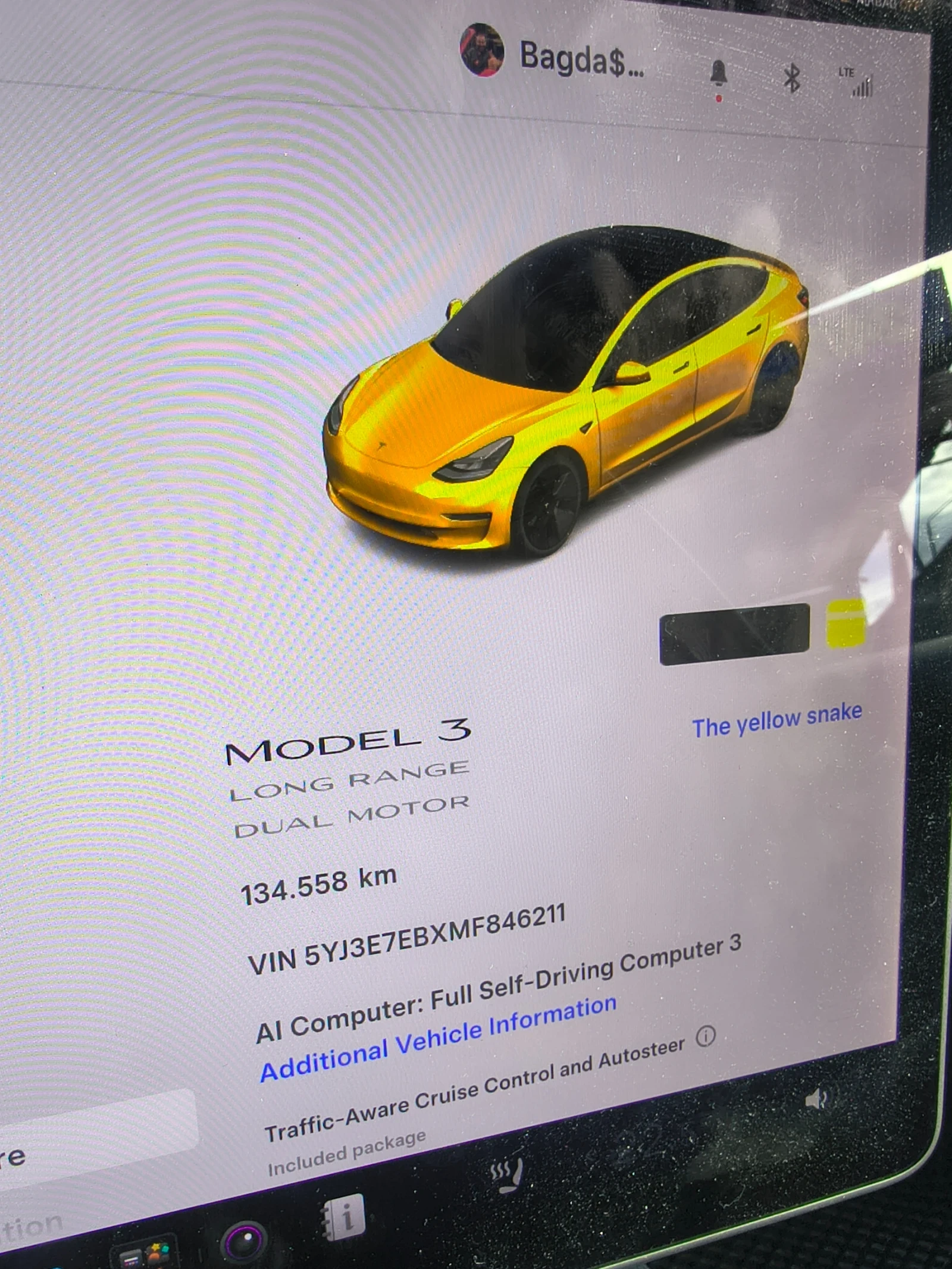 Tesla Model 3 LR, снимка 5 - Автомобили и джипове - 56561028