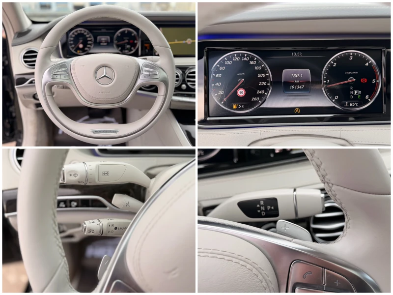 Mercedes-Benz S 350 d= 63 AMG= 4MATIC= FACELIFT= DISTRONIC= 360* CAMER, снимка 15 - Автомобили и джипове - 52466463