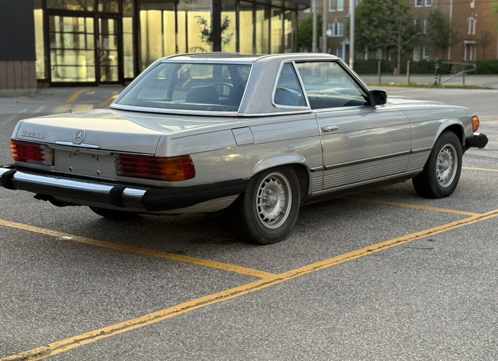 Mercedes-Benz SL 380* CABRIO* HARDTOP* КОЖА* AUTO* , снимка 5 - Автомобили и джипове - 55540027