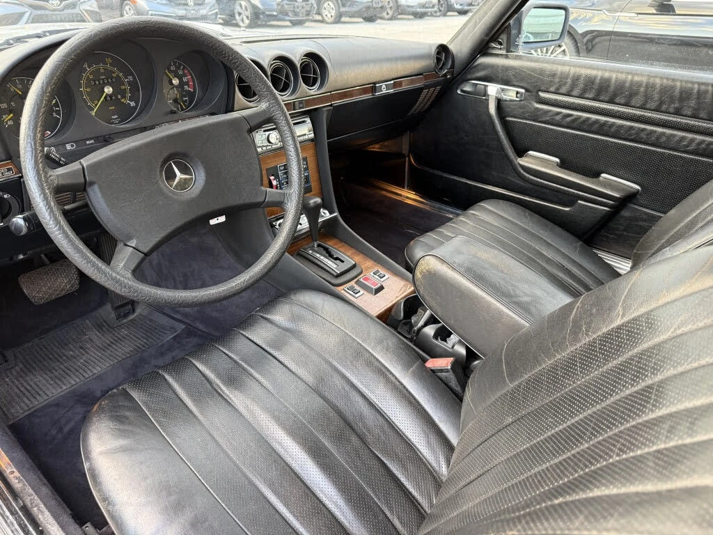 Mercedes-Benz SL 380* CABRIO* HARDTOP* КОЖА* AUTO* , снимка 9 - Автомобили и джипове - 55540027