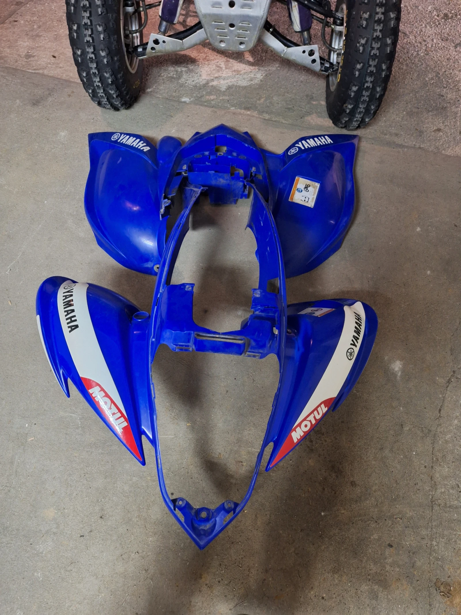 Yamaha Raptor 700+ к-кт спойлери - изображение 5