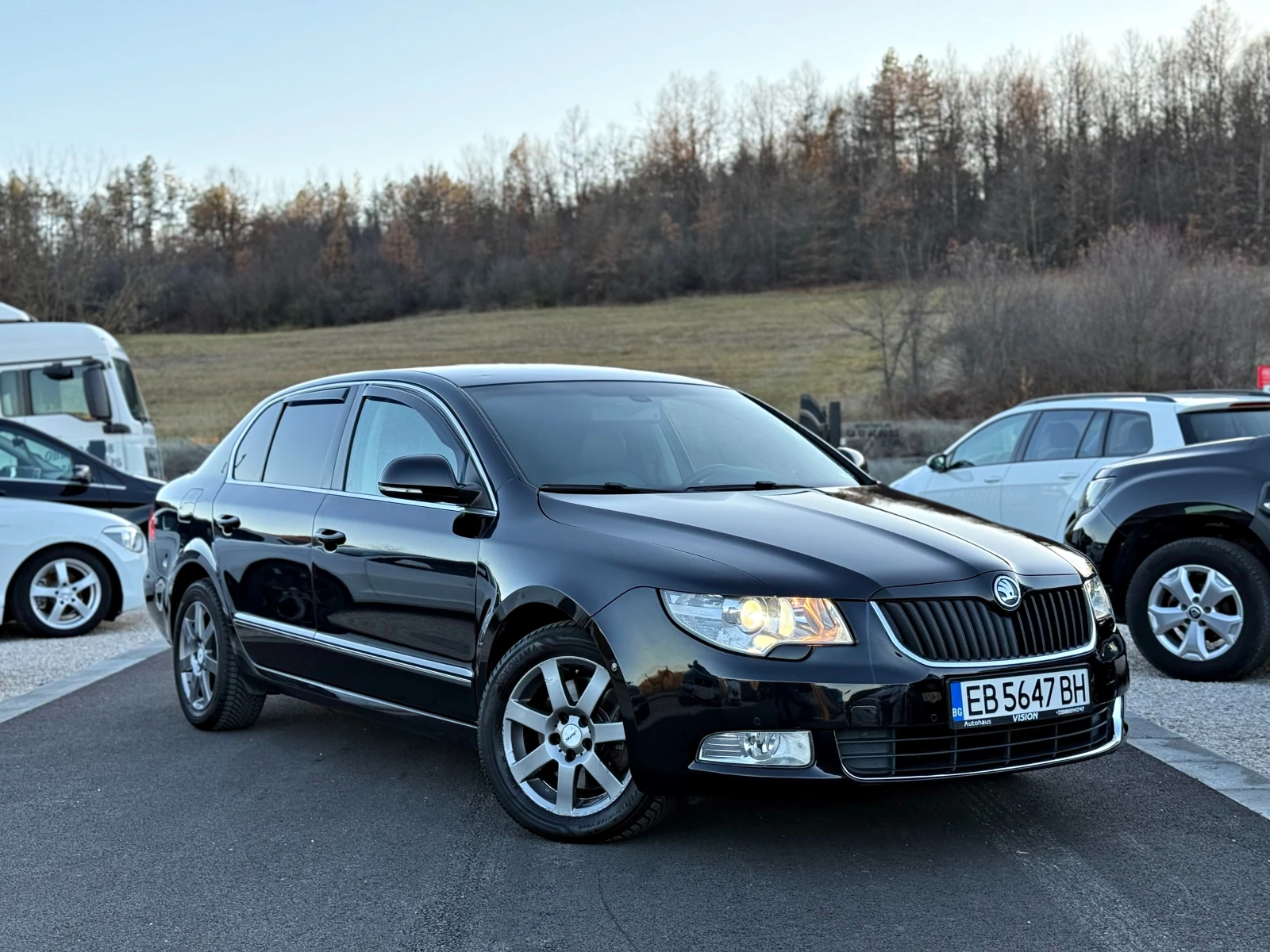 Skoda Superb DSG НАВИ ПАМЕТ ПОДГРЕВ Park Assist - [1] 