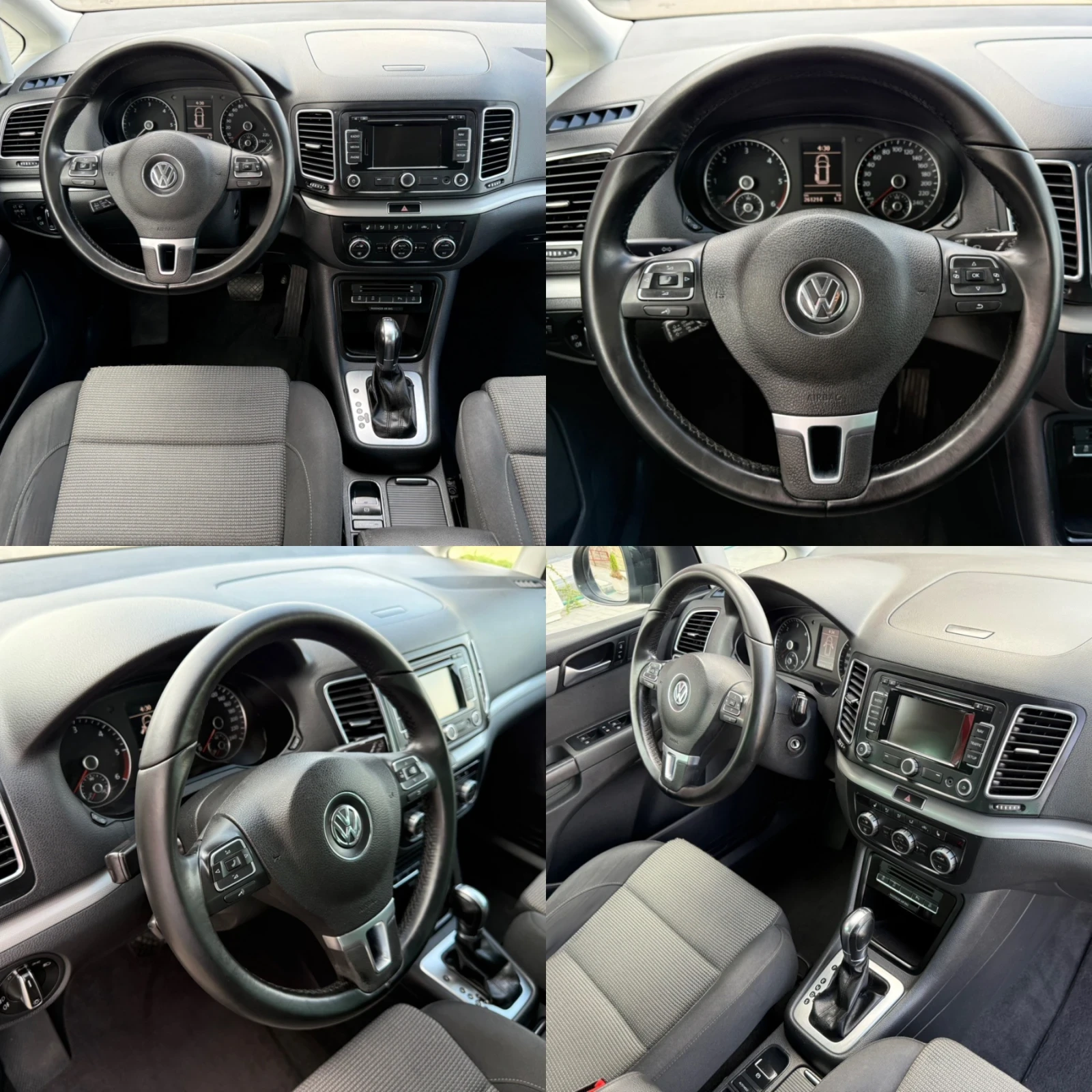 VW Sharan 2.0 TDI 140к.с 6+ 1 / NAVI / DSG / FULL SERVICE, снимка 13 - Автомобили и джипове - 55727646