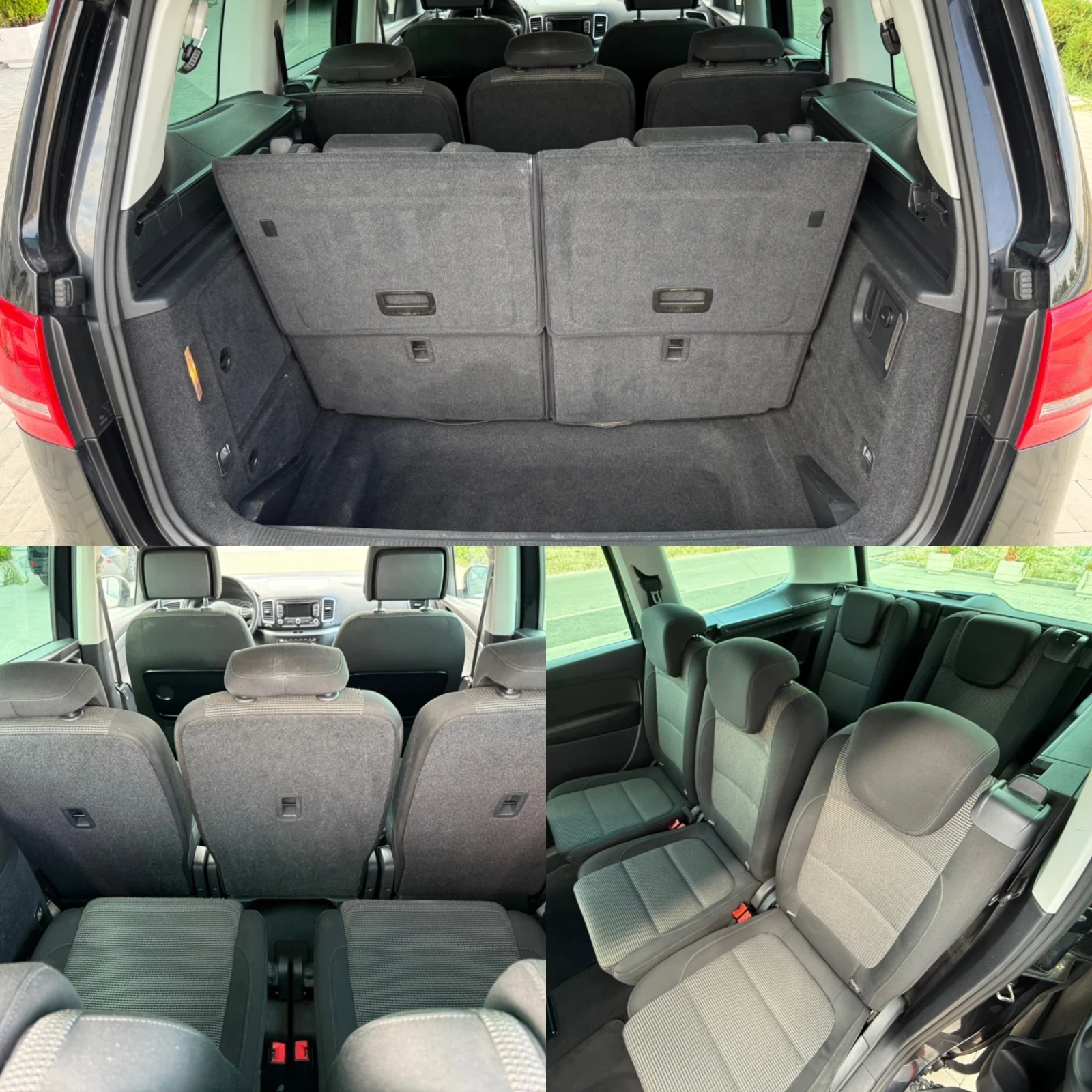 VW Sharan 2.0 TDI 140к.с 6+ 1 / NAVI / DSG / FULL SERVICE, снимка 16 - Автомобили и джипове - 55727646