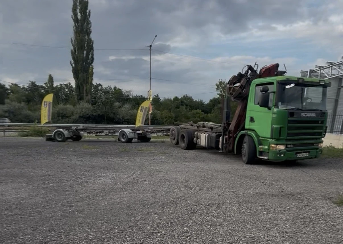 Scania 124 Мултилифт с кран , снимка 5 - Камиони - 55317729