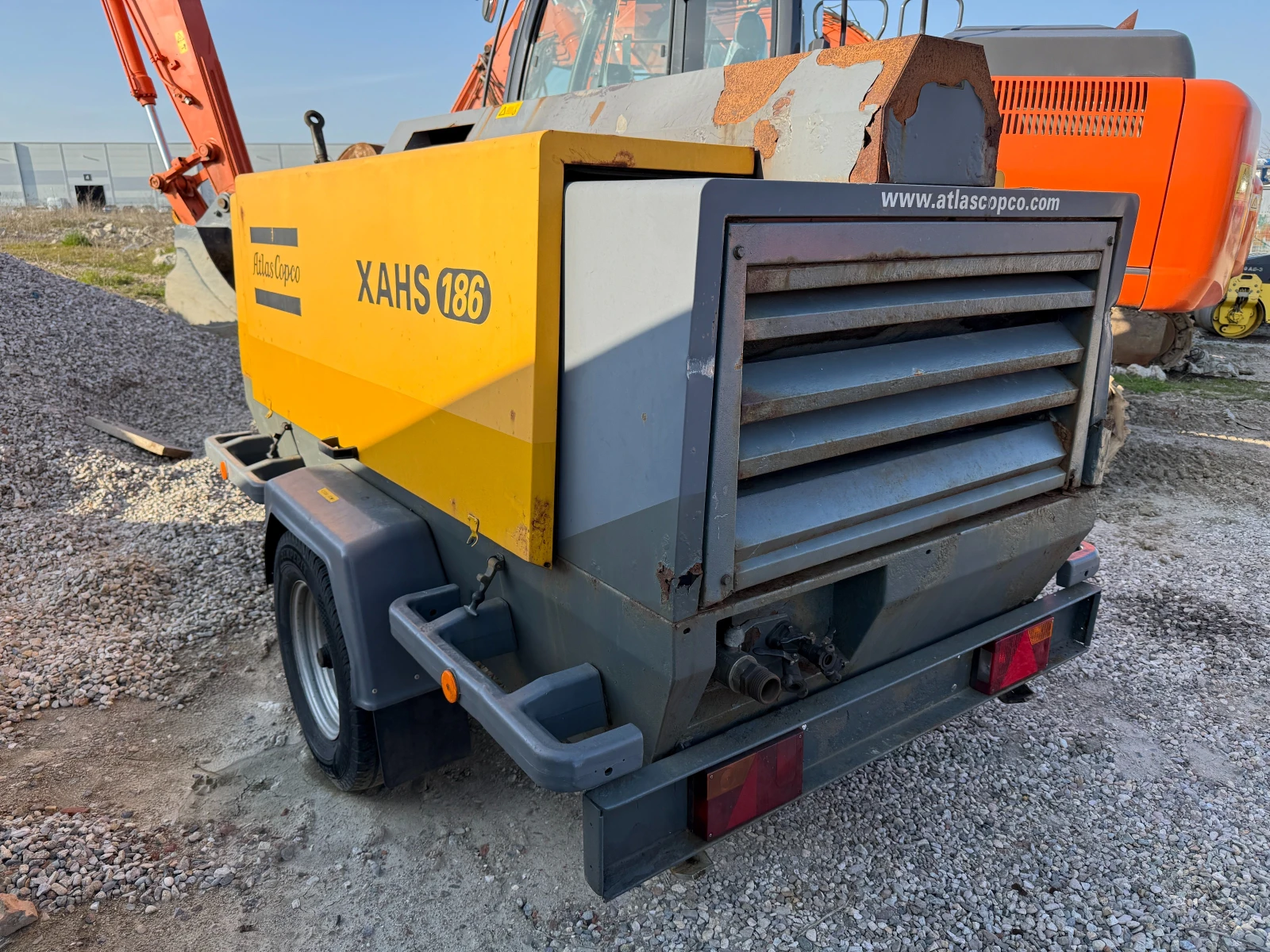Компресори Atlas Copco XAHS 186, снимка 3 - Индустриална техника - 53837361