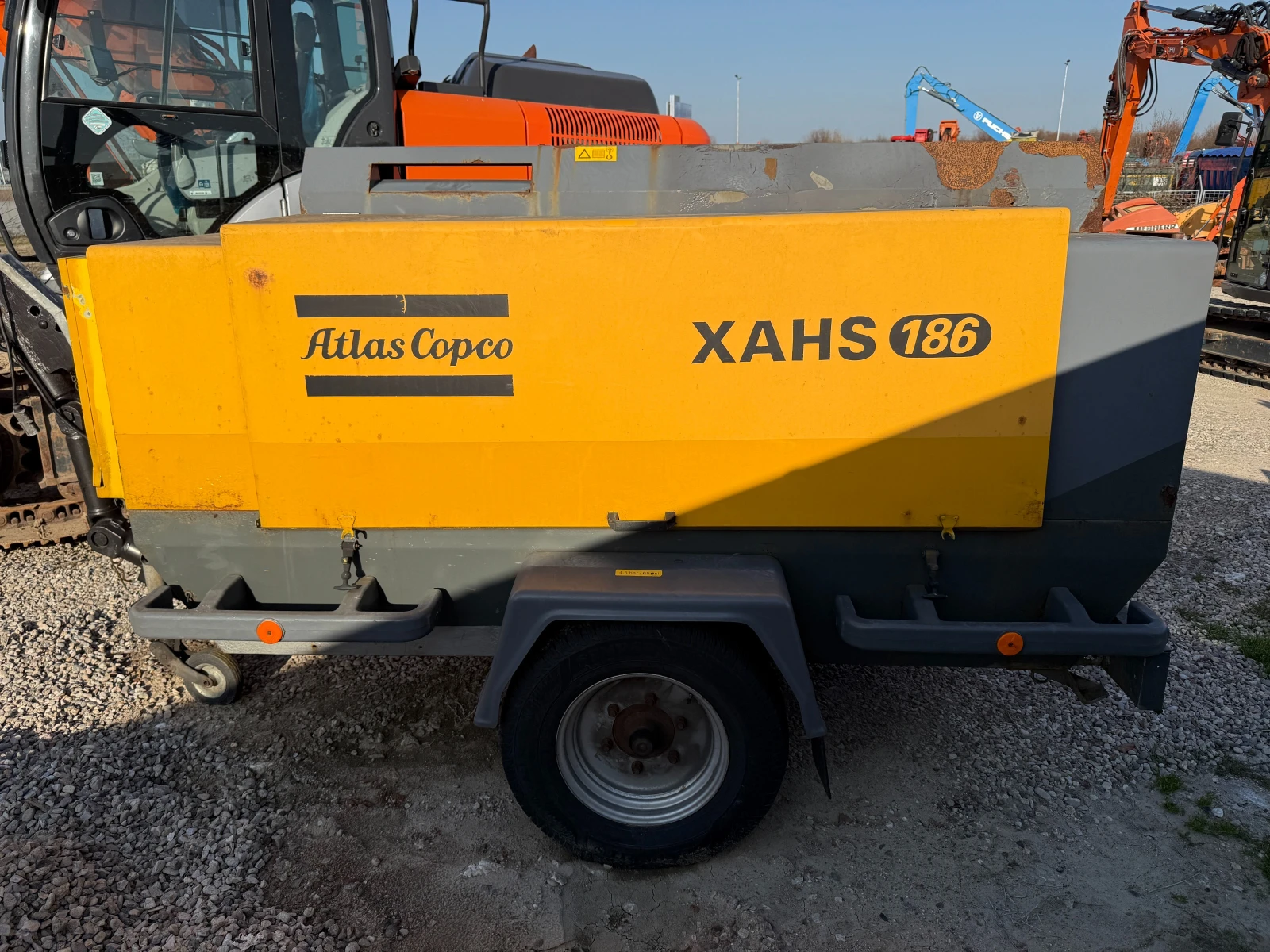 Компресори Atlas Copco XAHS 186, снимка 4 - Индустриална техника - 53837361