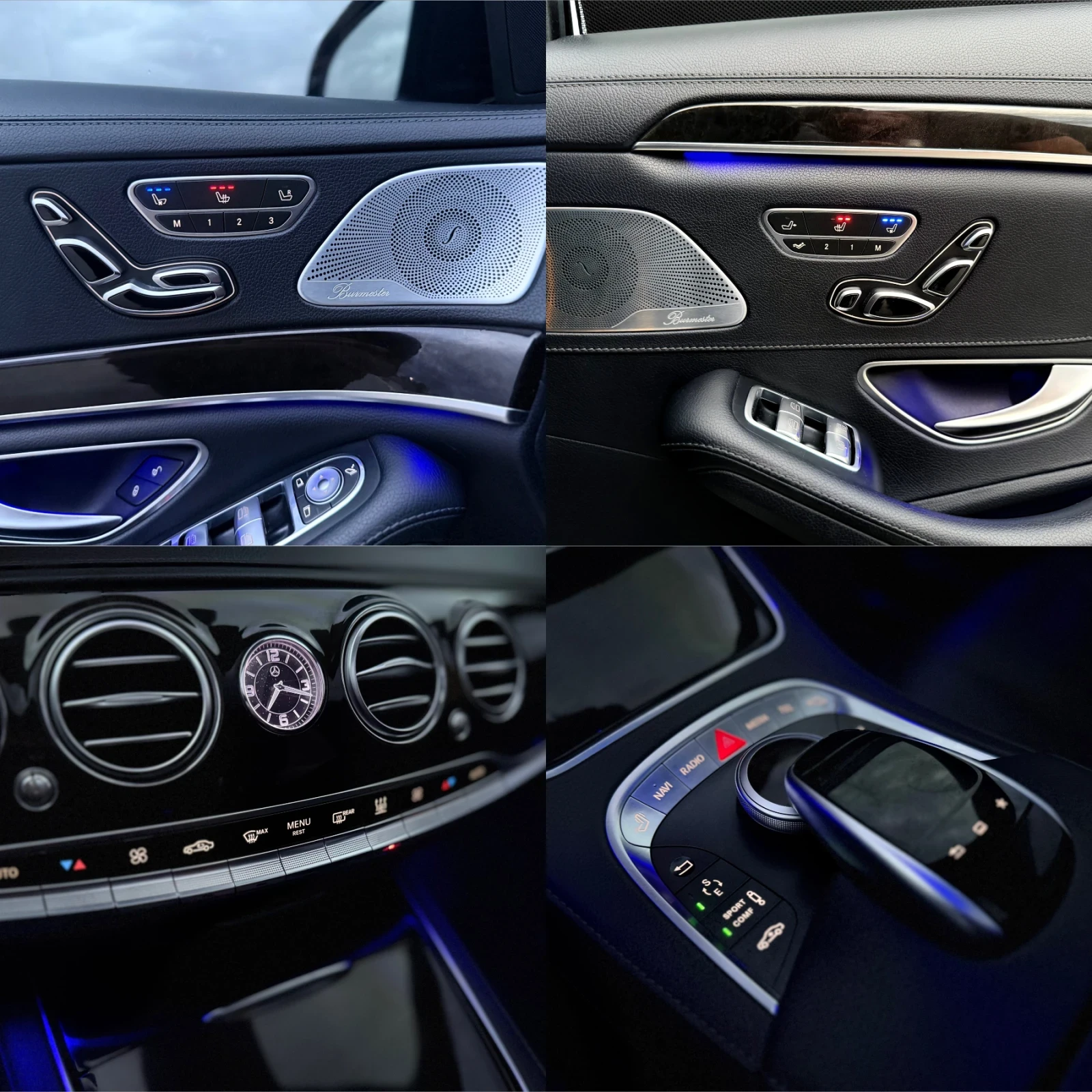 Mercedes-Benz S 500 Long AMG Facelift 4 matic 3xTV Гаранция!!! , снимка 16 - Автомобили и джипове - 56186391