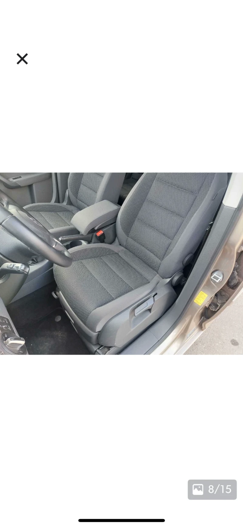 VW Touran 1.2 TSI 7местна перфектно състояние серв книжка, снимка 8 - Автомобили и джипове - 52394020