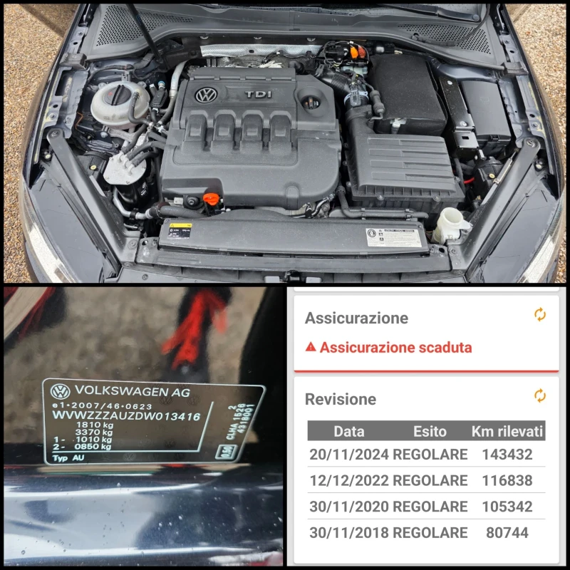 VW Golf 1.6TDI/HIGHLINE/154.000км./РЕАЛНИ КИЛОМЕТРИ/, снимка 17 - Автомобили и джипове - 53020818