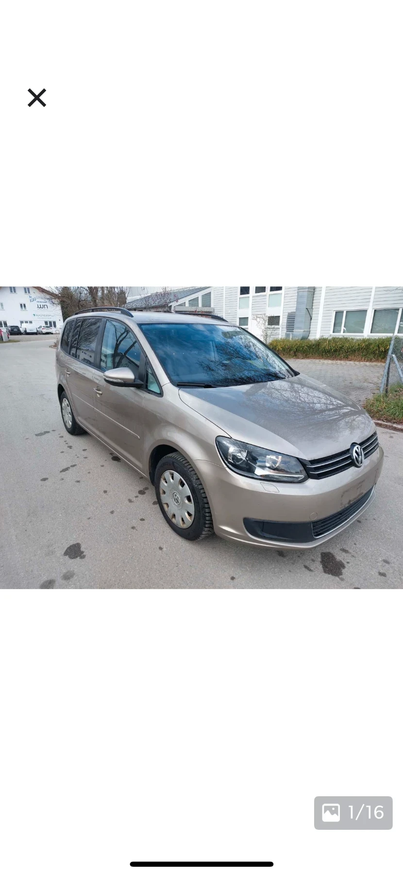 VW Touran 1.2 TSI 7местна перфектно състояние серв книжка, снимка 1