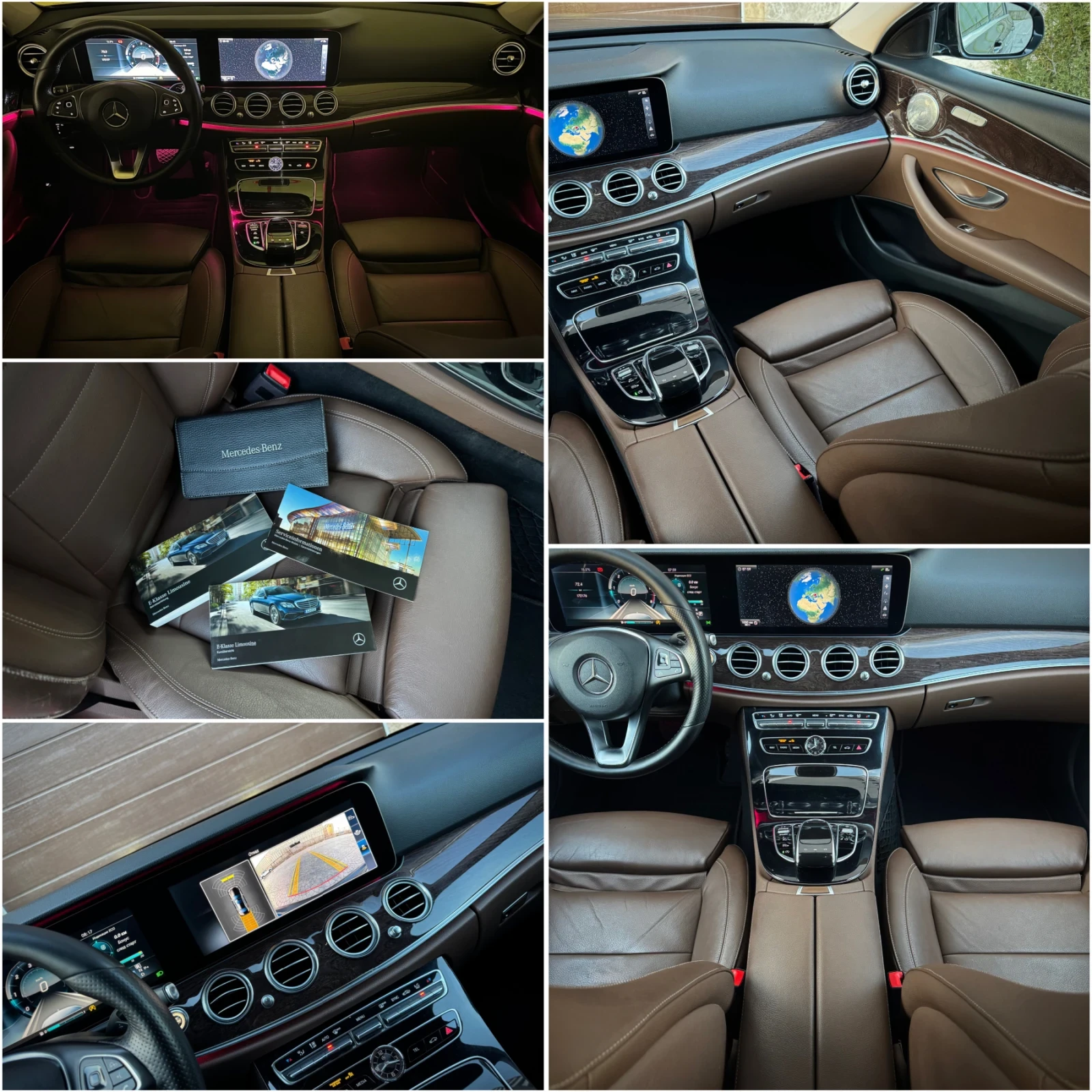 Mercedes-Benz E 220 9-G Widescreen EXCLUSIVE Swarovski 194к.с., снимка 12 - Автомобили и джипове - 53879293