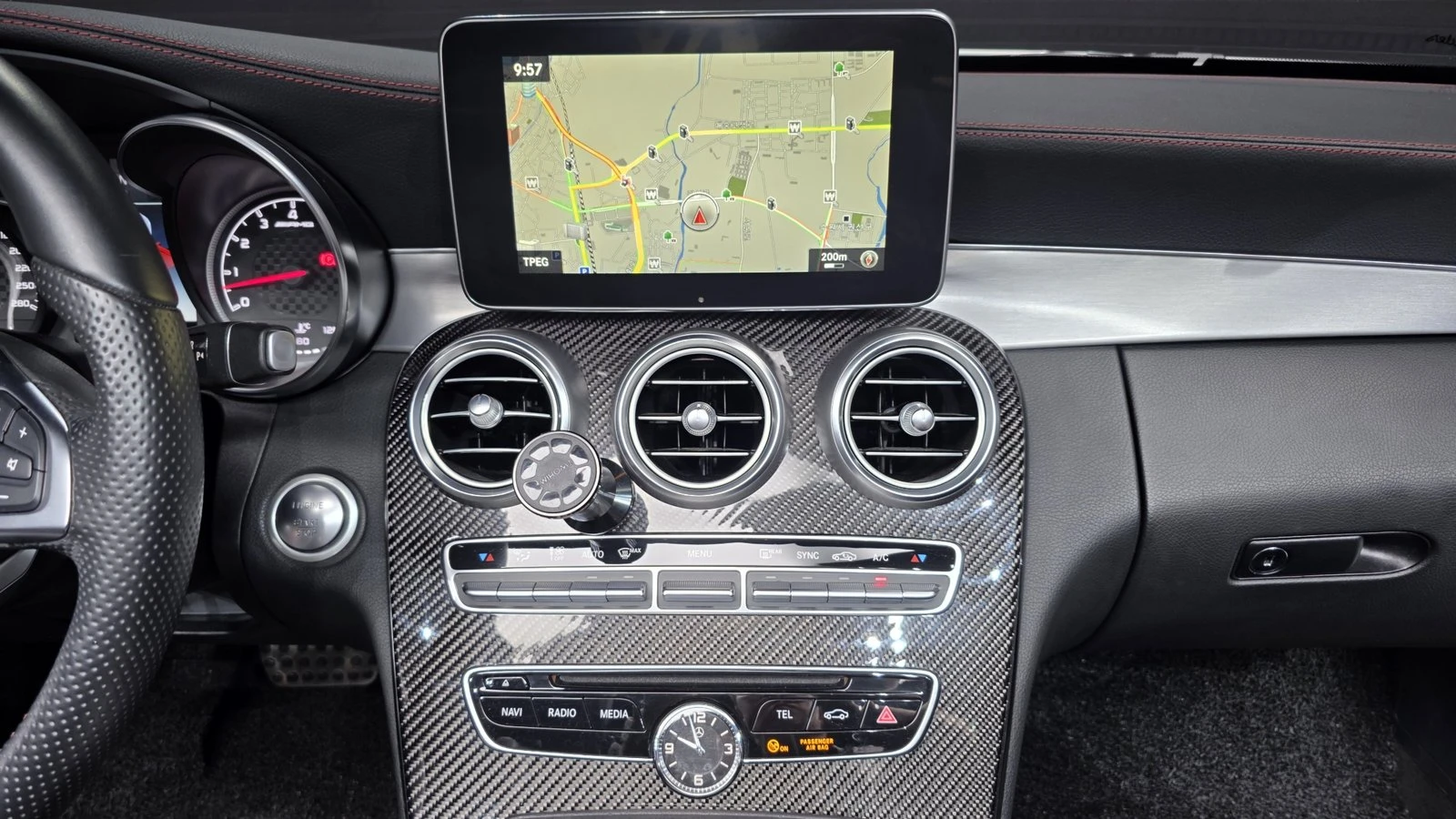 Mercedes-Benz C 43 AMG HUD* KEYLESS* BLIND SPOT* КРАЙНА ЦЕНА, снимка 14 - Автомобили и джипове - 55243483