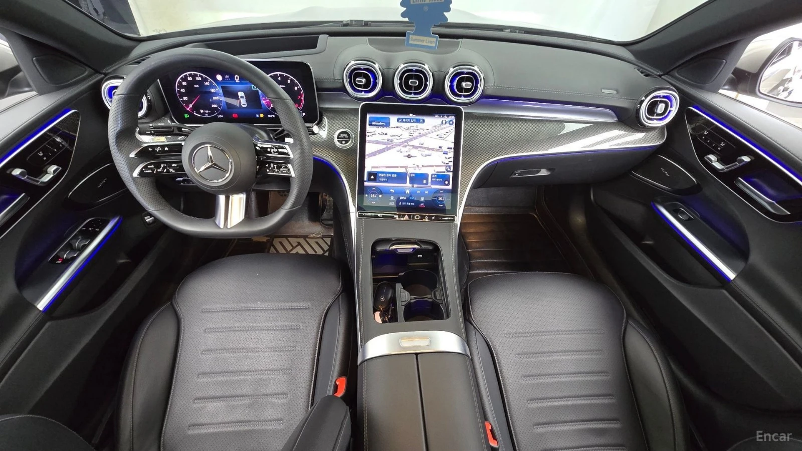 Mercedes-Benz C 300 AMG-LINE* DISTRONIC* 360* КАМЕРА* ОБДУХВАНЕ* HUD* , снимка 5 - Автомобили и джипове - 55623224