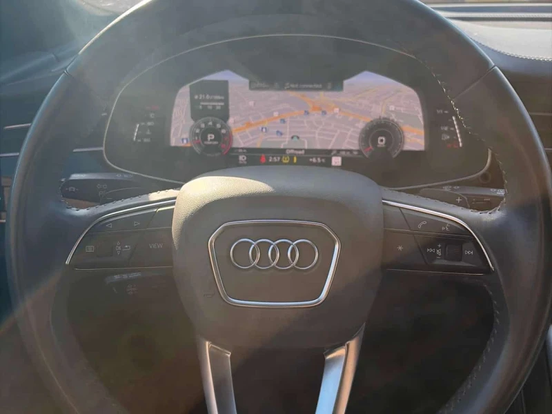 Audi Q8 Тechnik| DISTRONIC| HUD| B&O| ОБДУХВАНЕ| ПОДГРЕВИ, снимка 8 - Автомобили и джипове - 53560435