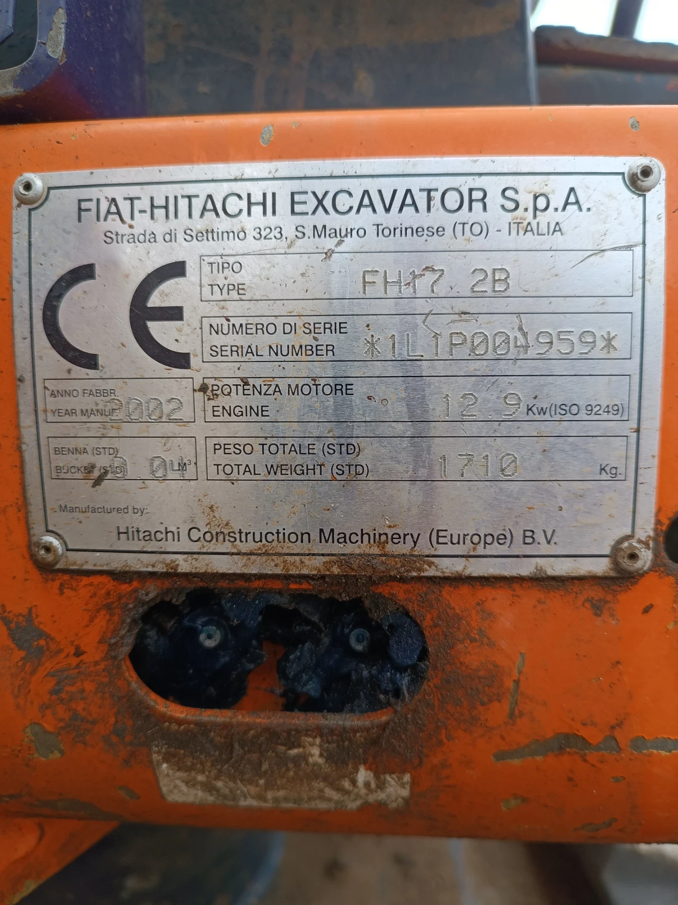 Багер FIAT Hitachi Fiat Hitachi , снимка 10 - Индустриална техника - 55035066