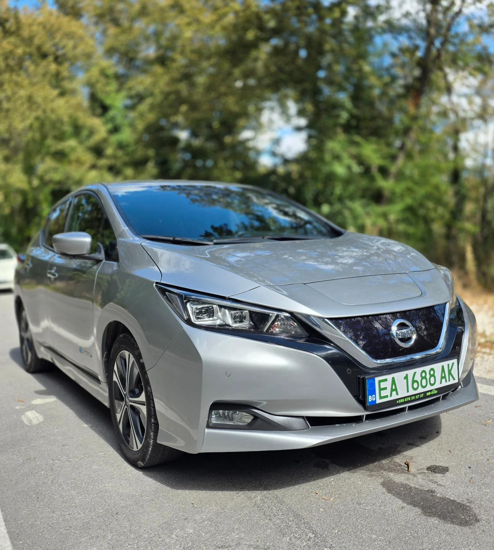 Nissan Leaf  Tekna най-високо ниво на оборудване 40kWh, снимка 3 - Автомобили и джипове - 56007929