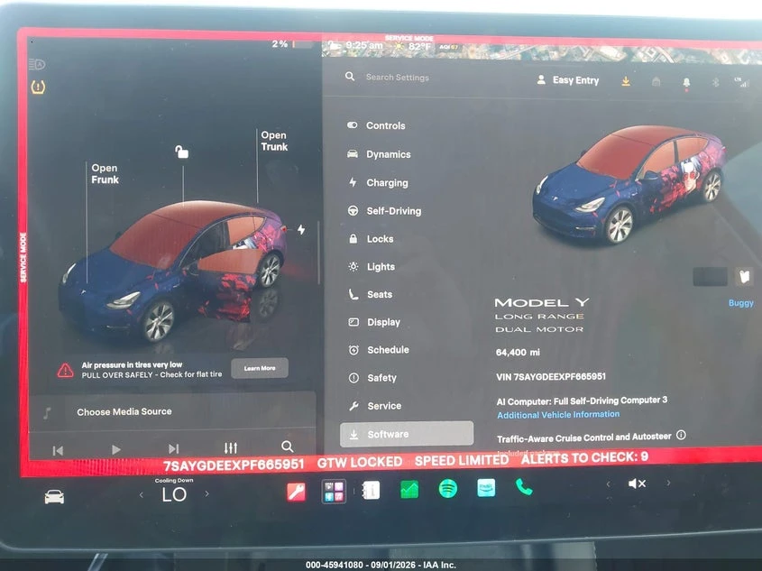Tesla Model Y 2023 TESLA MODEL Y AWDLONG RANGE DUAL MOTOR, снимка 9 - Автомобили и джипове - 56368264