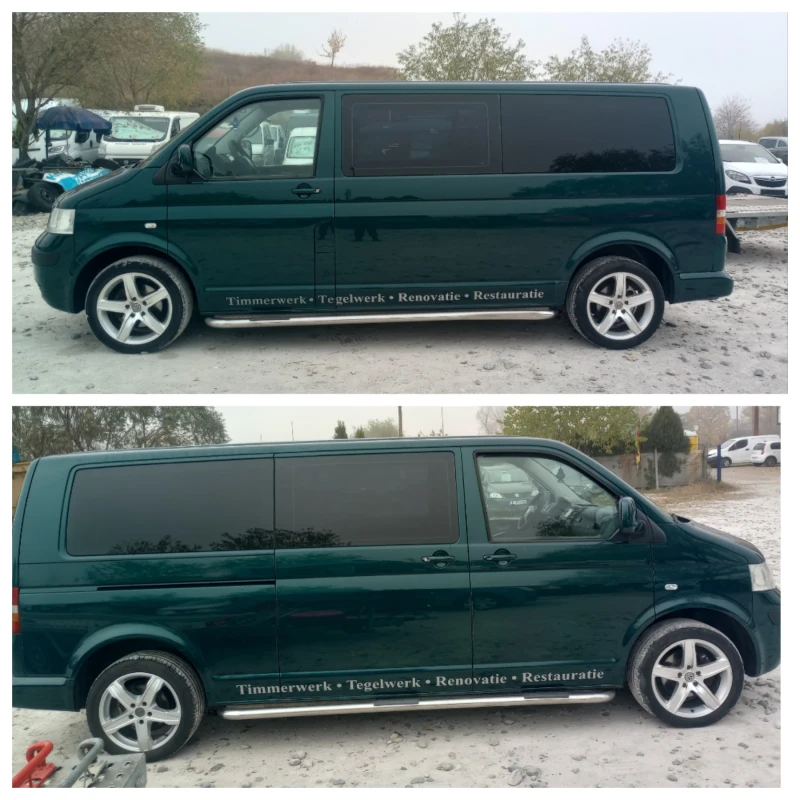 VW T5 4+ 1 дълга база , снимка 4 - Бусове и автобуси - 47816633