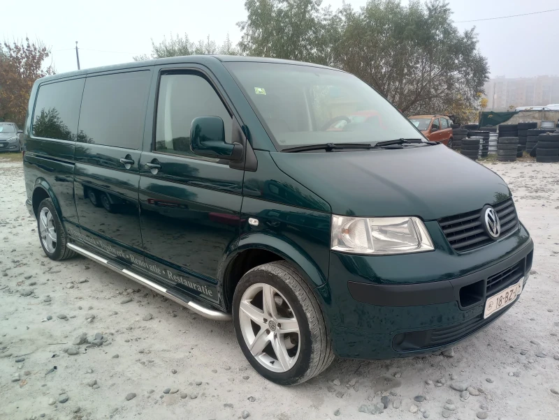 VW T5 4+ 1 дълга база , снимка 1 - Бусове и автобуси - 47816633