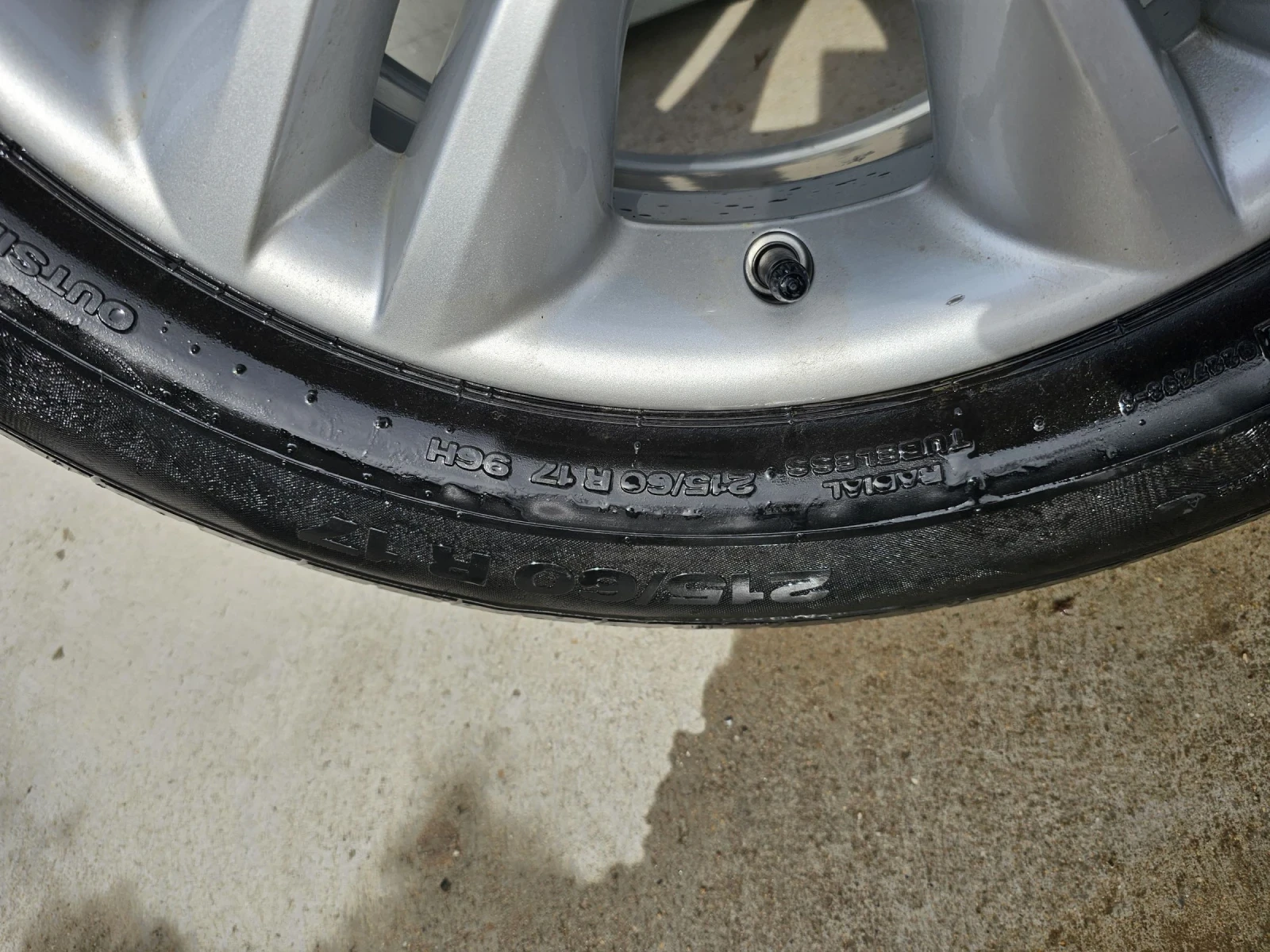 Гуми с джанти Continental 215/60R17, снимка 3 - Гуми и джанти - 53987271