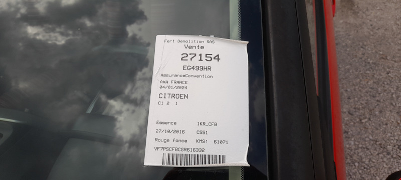 Citroen C1 1.0i 61 100км evro 6B, снимка 16 - Автомобили и джипове - 46372203
