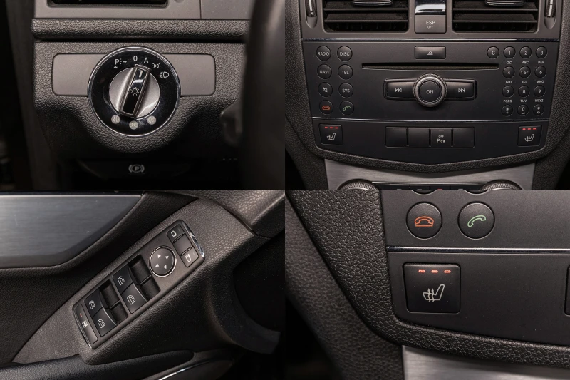 Mercedes-Benz C 180 T* KOMPRESSOR* AVANTGARDE* ПОДГРЕВ* ПАНОРАМА, снимка 16 - Автомобили и джипове - 52815791