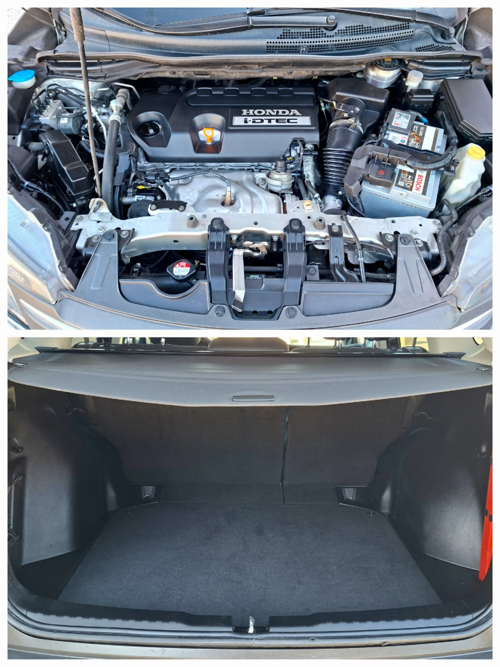 Honda Cr-v 2.2iDTEC 4x4 6ск. ALCANTARA* ПОДГРЕВ* ОБДУХВАНЕ* X, снимка 15 - Автомобили и джипове - 53849873