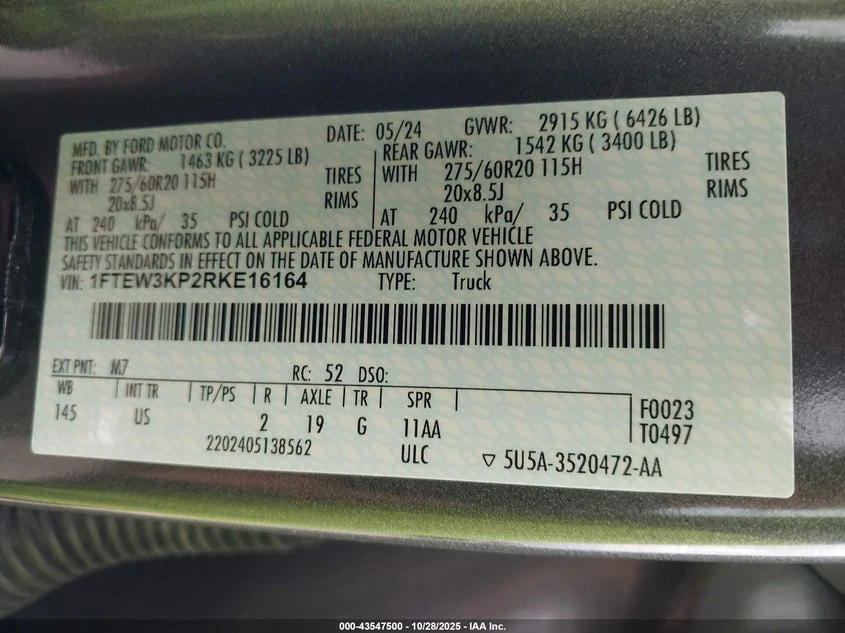 Ford F150 2.7L V-6 DI, DOHC, VVT, TURBO, 325HP 4X2 Drive | Mobile.bg � ����������� 9