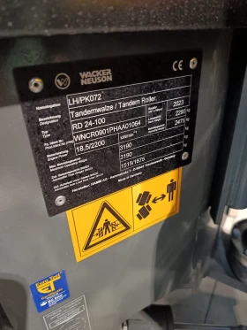 Валяк Друга марка Wacker NEUSON- само на 9 часа.УНИКАТ, снимка 9