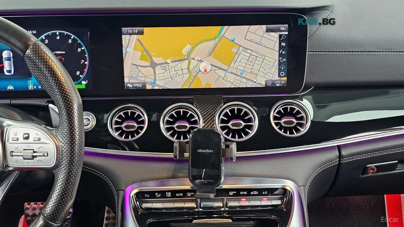 Mercedes-Benz AMG GT 43* 4MATIC* DISTRONIC* 360* ПОДГРЕВ* ОБДУХ* , снимка 14 - Автомобили и джипове - 55951060