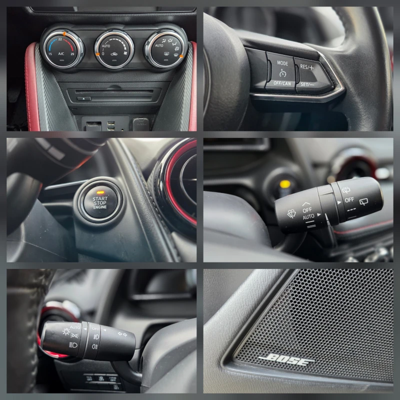 Mazda CX-3 1.5d Head Up Keyless Bose Ambient Камера, снимка 14 - Автомобили и джипове - 52510187