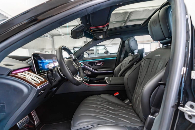 Mercedes-Benz S 63 AMG E-PERFORMANCE/LONG/DRIVE PILOT/BURM/PANO/HEADUP/TV, снимка 8 - Автомобили и джипове - 51855426