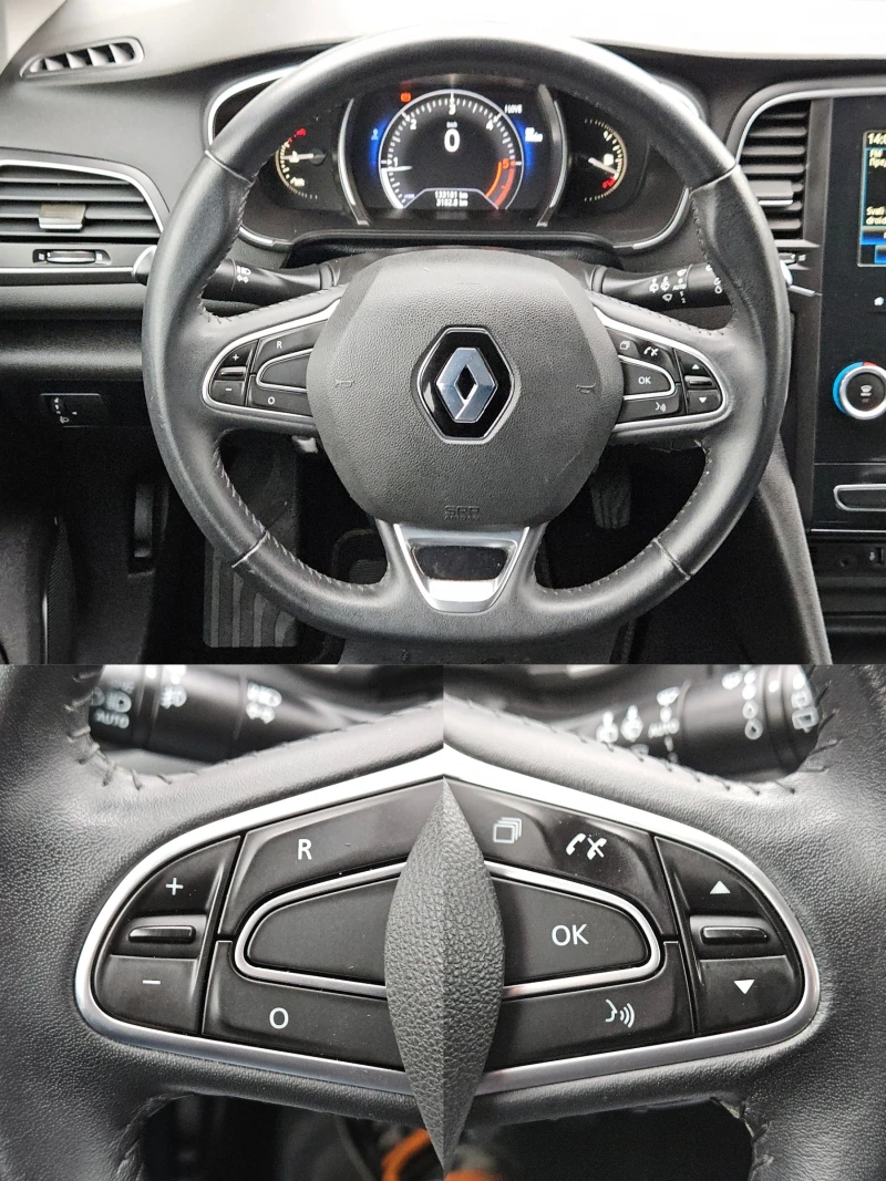 Renault Megane 1.5DCI/SPORTER/BLACK FRIDAY/6ск/LED/ACC/БЛУТУТ/EU6, снимка 11 - Автомобили и джипове - 52575661