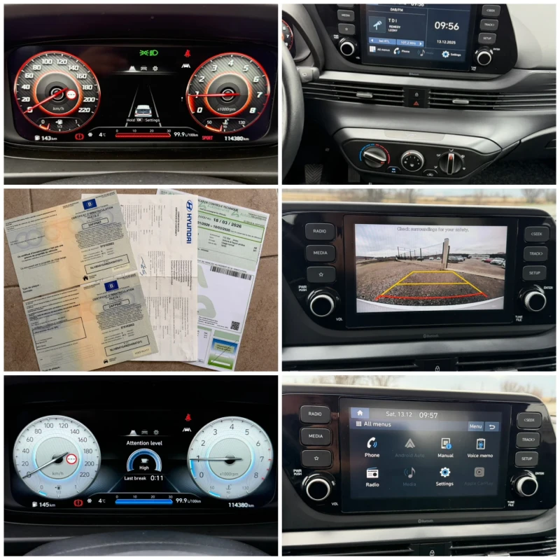 Hyundai I20 1.0T-GDI DIGITAL EURO 6D TUV COC, снимка 14 - Автомобили и джипове - 52773912