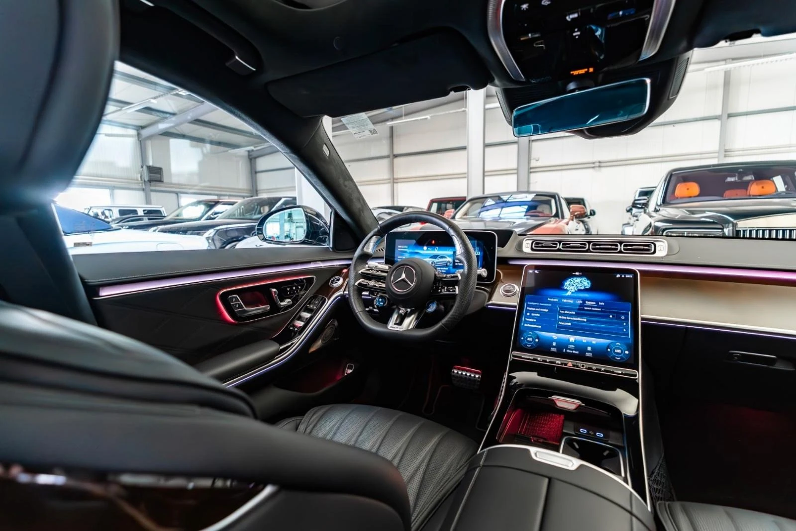 Mercedes-Benz S 63 AMG E-PERFORMANCE/LONG/DRIVE PILOT/BURM/PANO/HEADUP/TV | Mobile.bg   11