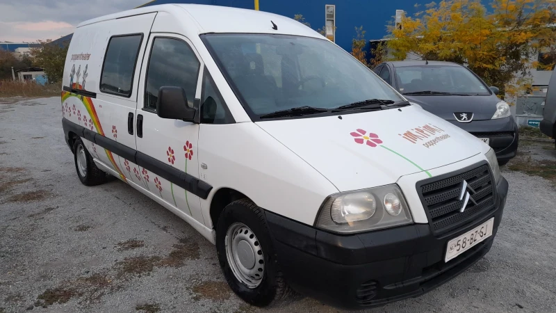 Citroen Jumpy 1.9 td 90кс Long , снимка 1 - Бусове и автобуси - 48006620