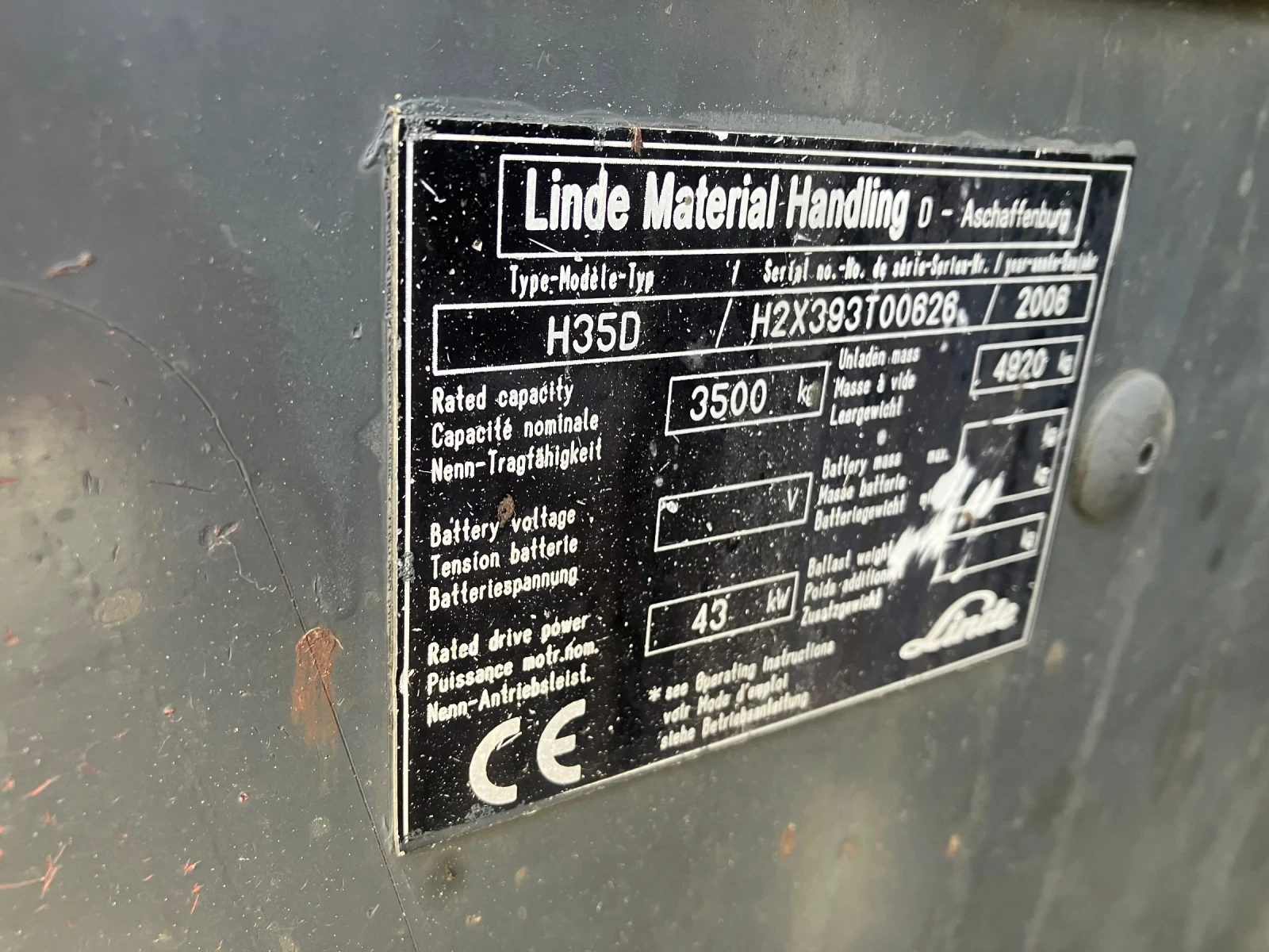 Мотокар Linde, снимка 5 - Индустриална техника - 54703454