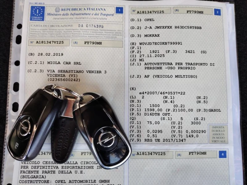 Opel Mokka X АВТОМАТ-1.6СDi-136кс-2019г-114хил.км.-НОВ, снимка 17 - Автомобили и джипове - 52773330