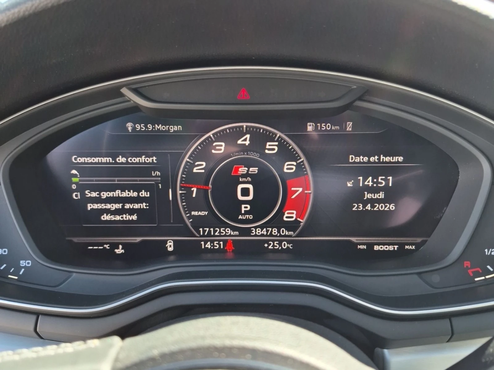 Audi S5 SPORTBACK* М.ТОЧКА* ПОДГРЕВ* 360, снимка 9 - Автомобили и джипове - 54334571