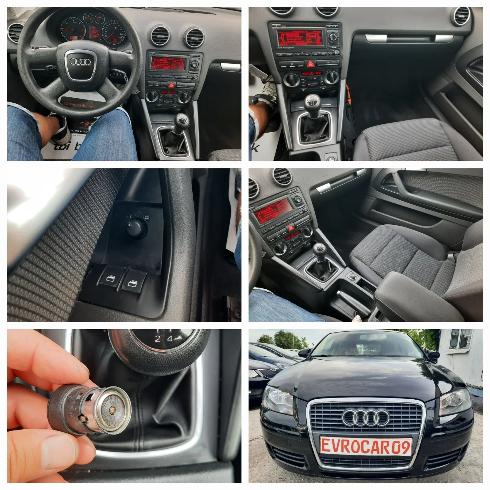 Audi A3 2009та 1.9TDI  НОВА, снимка 13 - Автомобили и джипове - 54768262