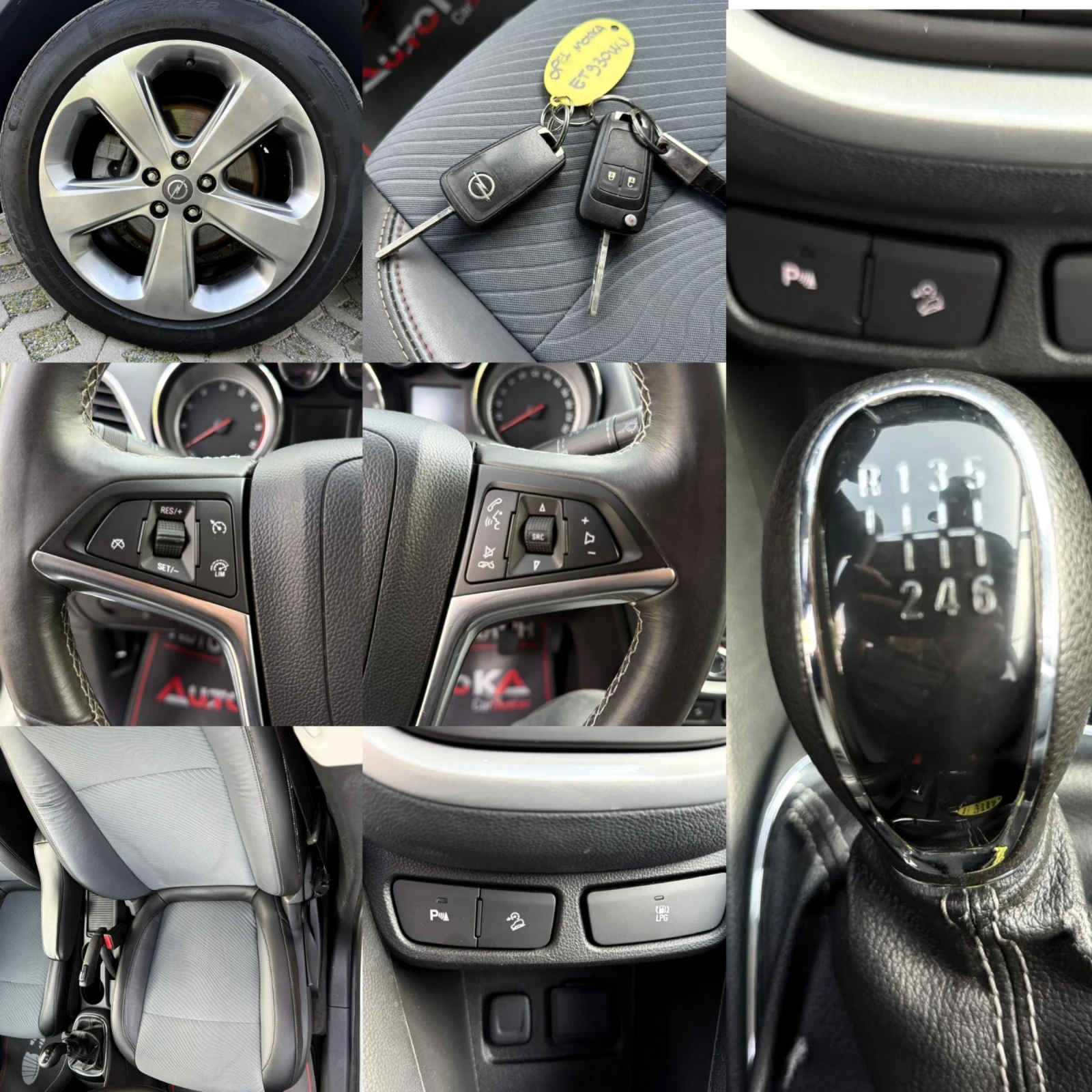 Opel Mokka 1.4T-140кс= ФАБРИЧНА ГАЗ= АВТОПИЛОТ= 6ск= EURO 6B, снимка 17 - Автомобили и джипове - 54246097