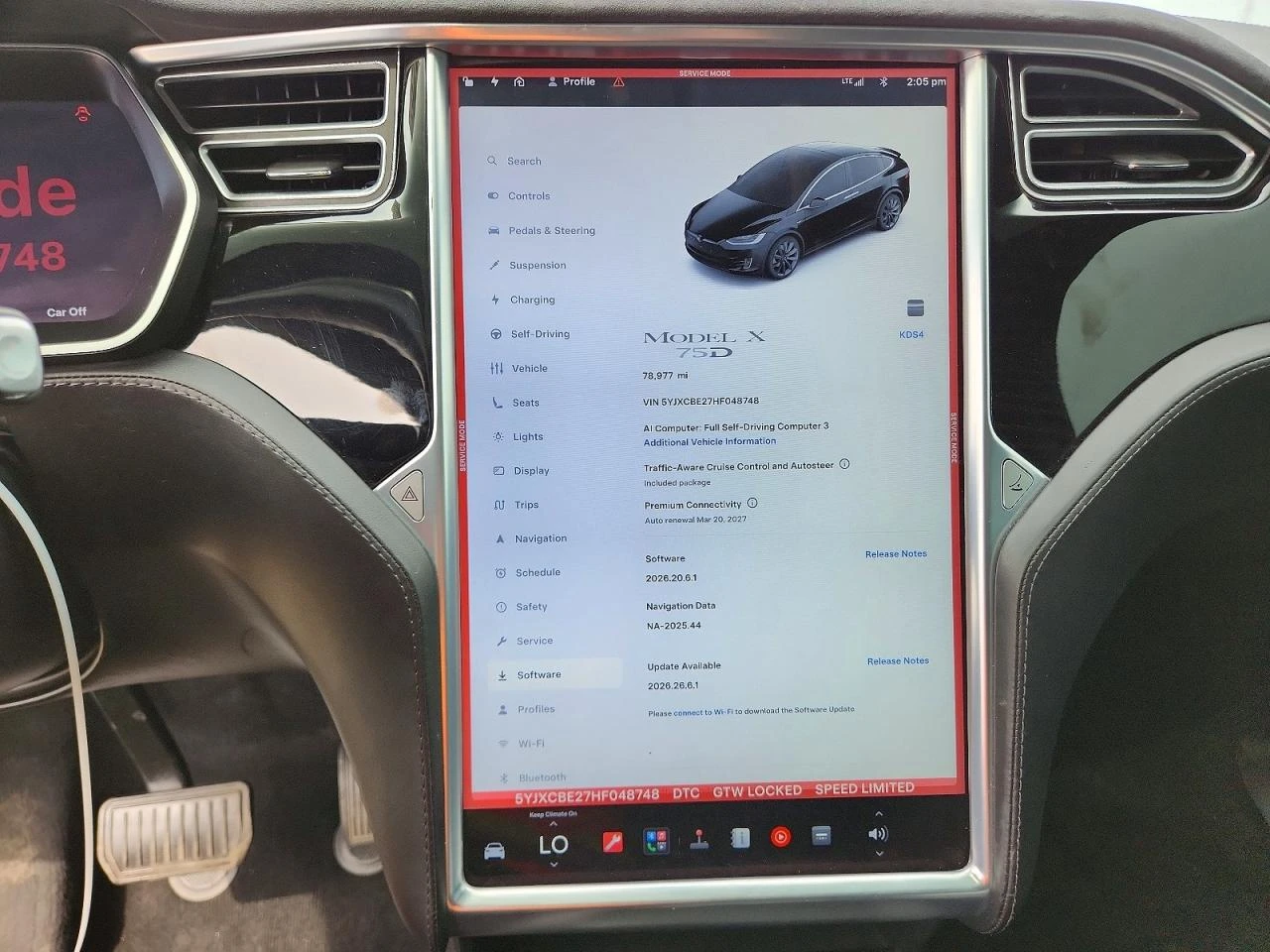 Tesla Model X 75D AWD, снимка 9 - Автомобили и джипове - 56332228