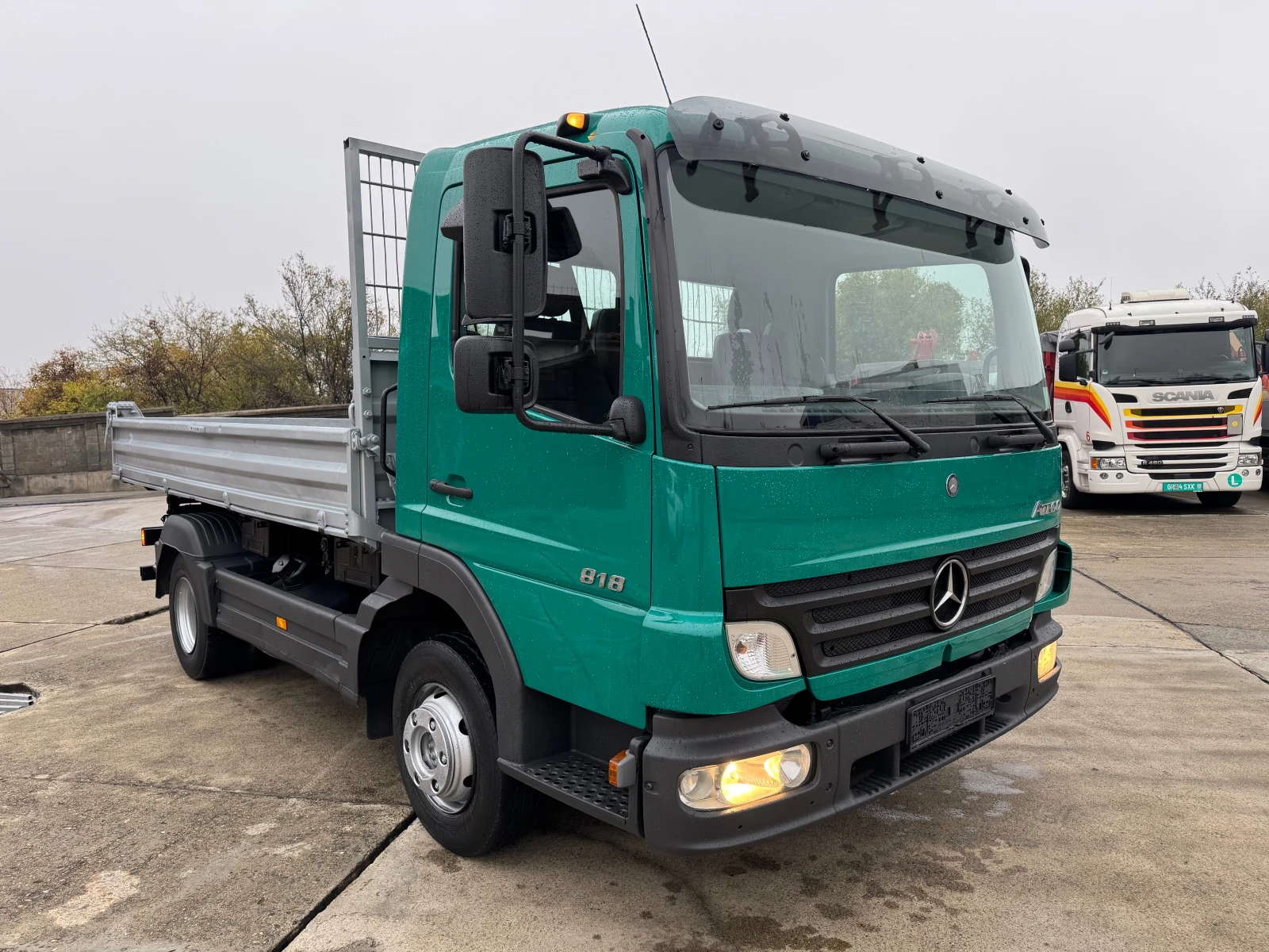 Mercedes-Benz Atego 818 , тристранен самосвал  - изображение 9