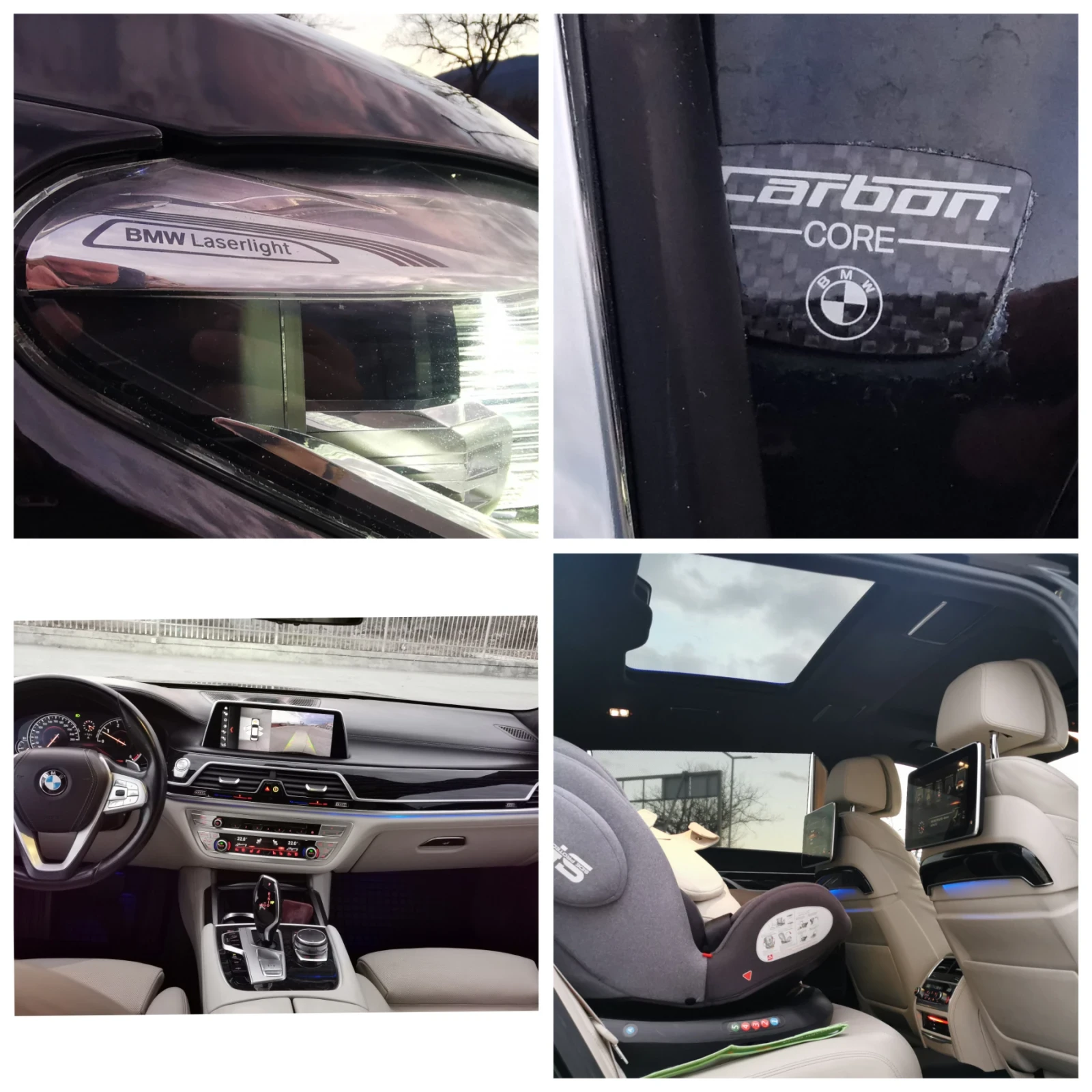 BMW 740 LD* XDrive* 4xTV* Laser* B&W* CarbonCore* ������*  | Mobile.bg � ����������� 16