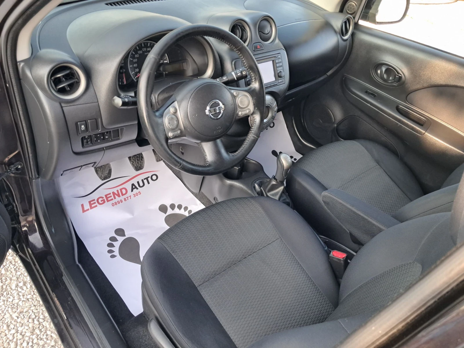 Nissan Micra 1.2i 145000km, КЛИМАТРОНИК, НАВИГАЦИЯ  - изображение 10
